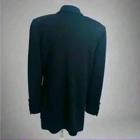 Classic Vintage St. John Bhandhgala StyleBlazer Jacket in Black Size 10